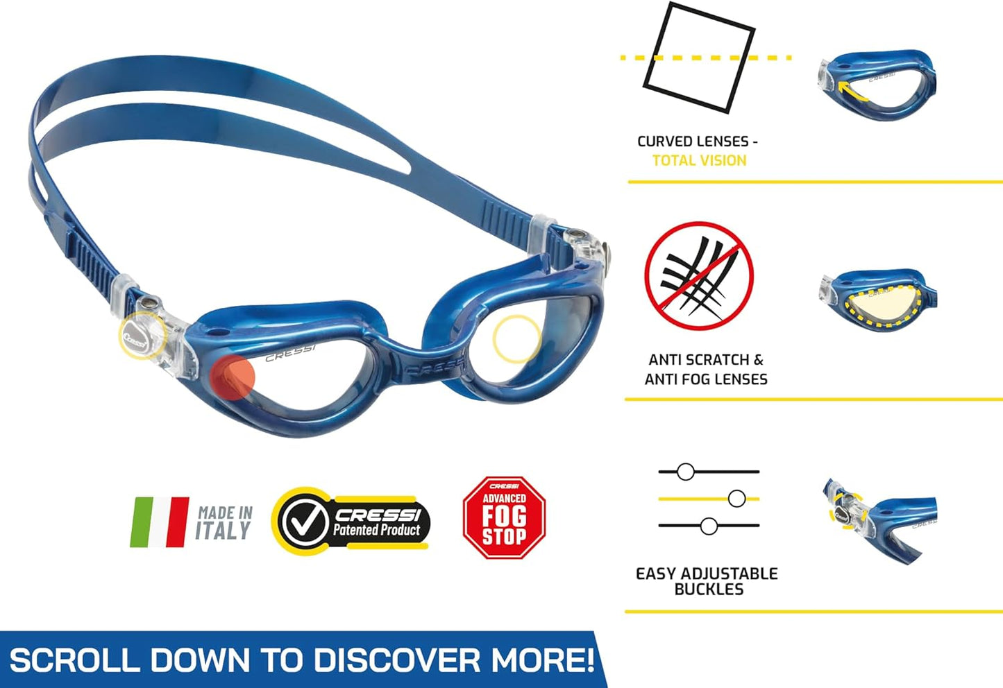 CRESSI RIGHT GOGGLES