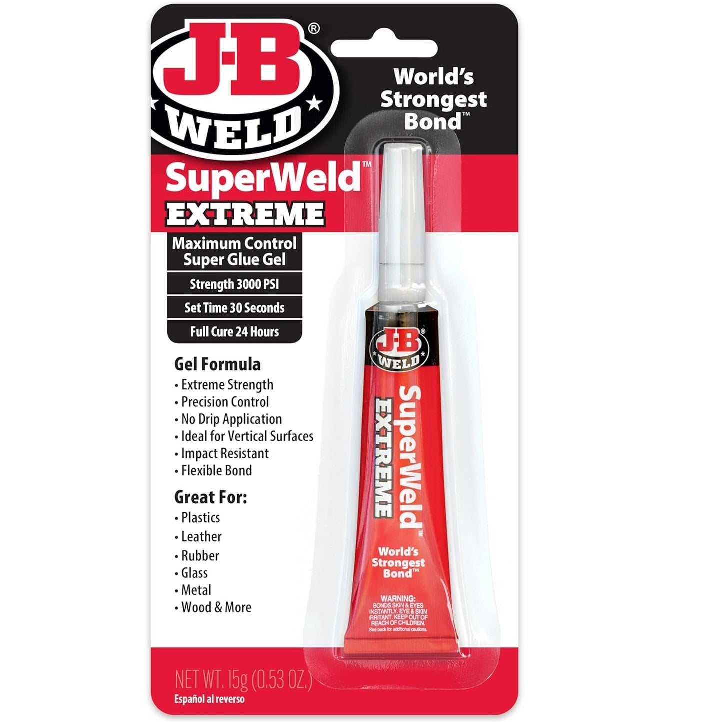 J-B WELD SUPERWELD EXTREME 15G FIN GLUE