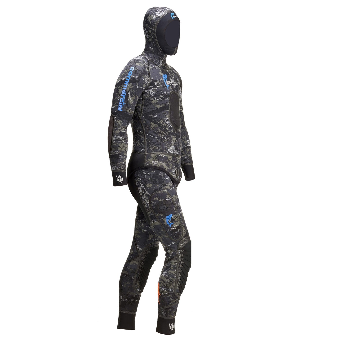 WETTIE COMMERCIAL 7MM BLACK CAMO WETSUIT