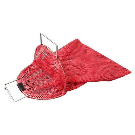 16x28'' GALVANIZED CATCH BAG WITH D-RING
