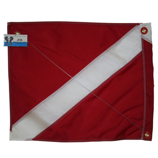 20x24'' DIVE FLAG WITH STIFFENER JCS