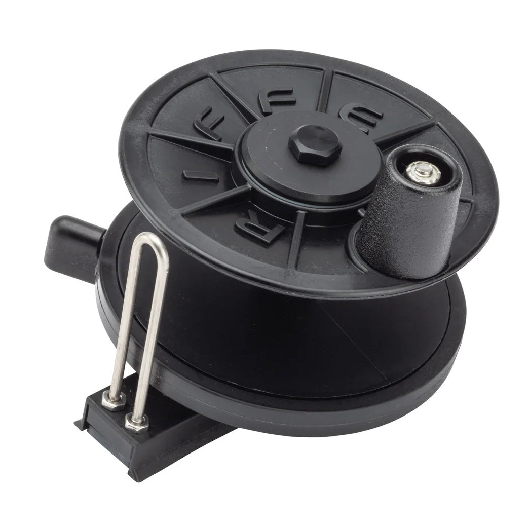 RIFFE HORIZONTAL 200FT REEL FLAT MOUNT (NO LINE)