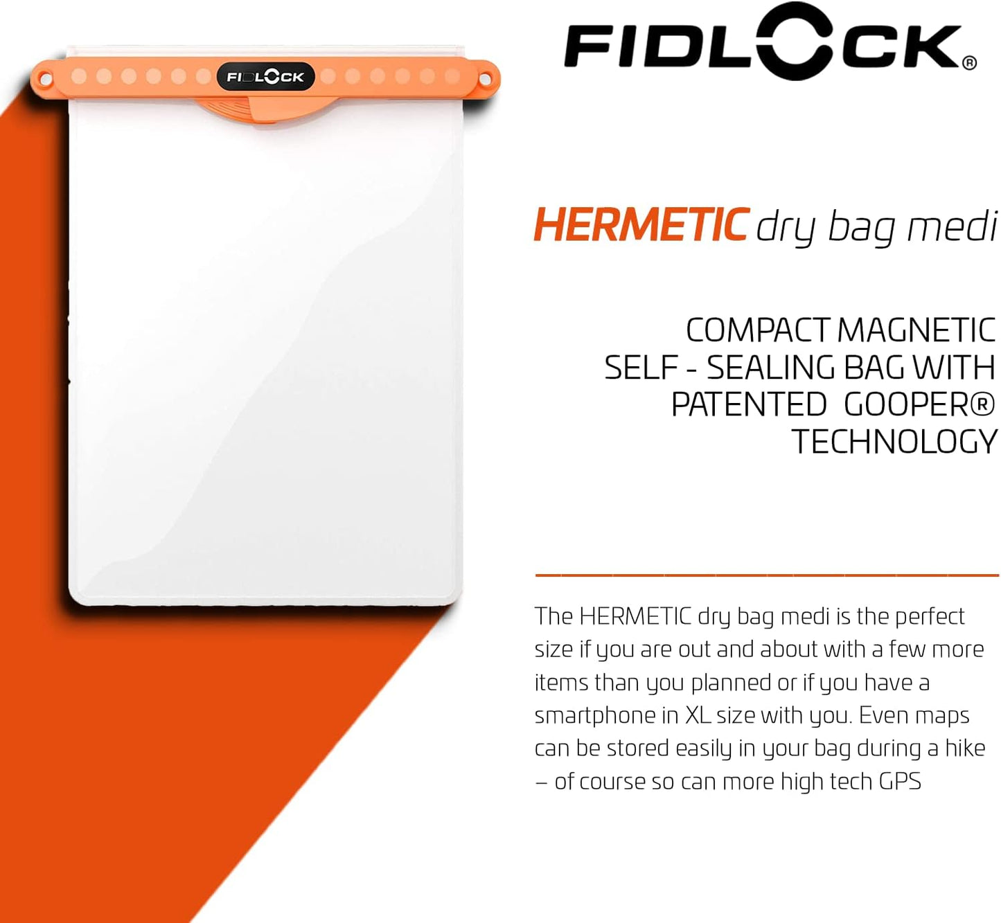 FIDLOCK HERMETIC DRY BAG MEDI