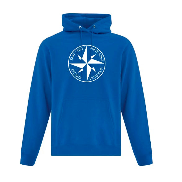 E2WF FLEECE HOODY ROYAL BLUE