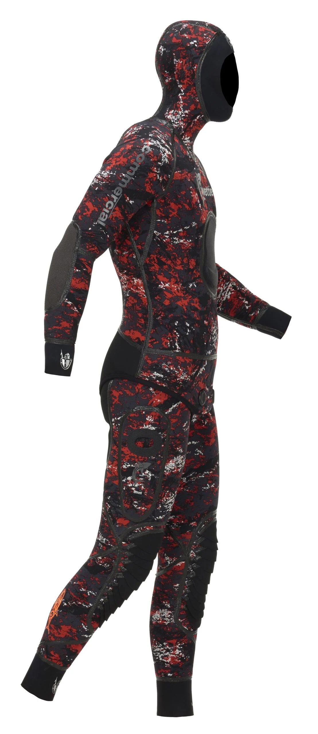 WETTIE COMERCIAL 7MM RED CAMO WETSUIT