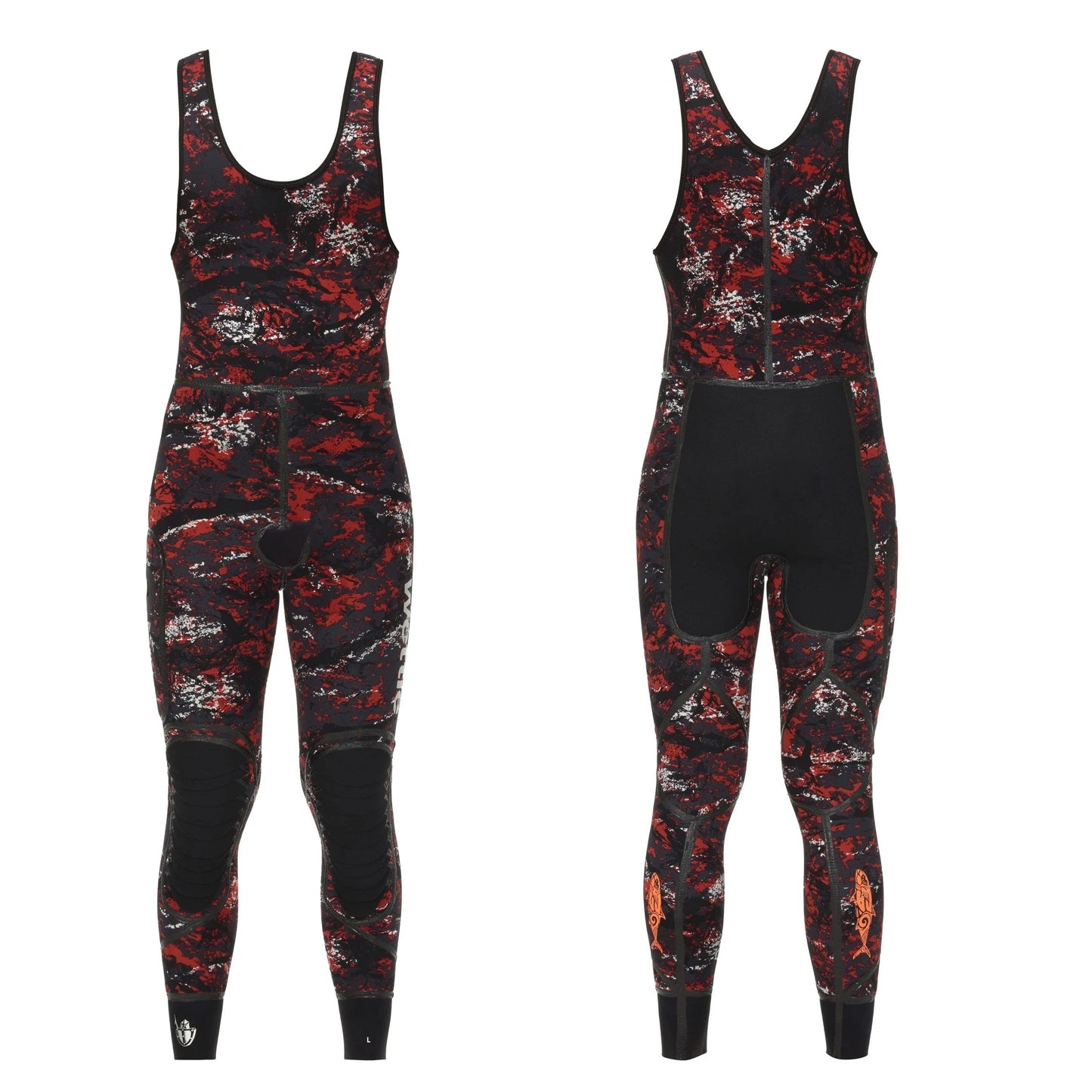 WETTIE COMERCIAL 7MM RED CAMO WETSUIT