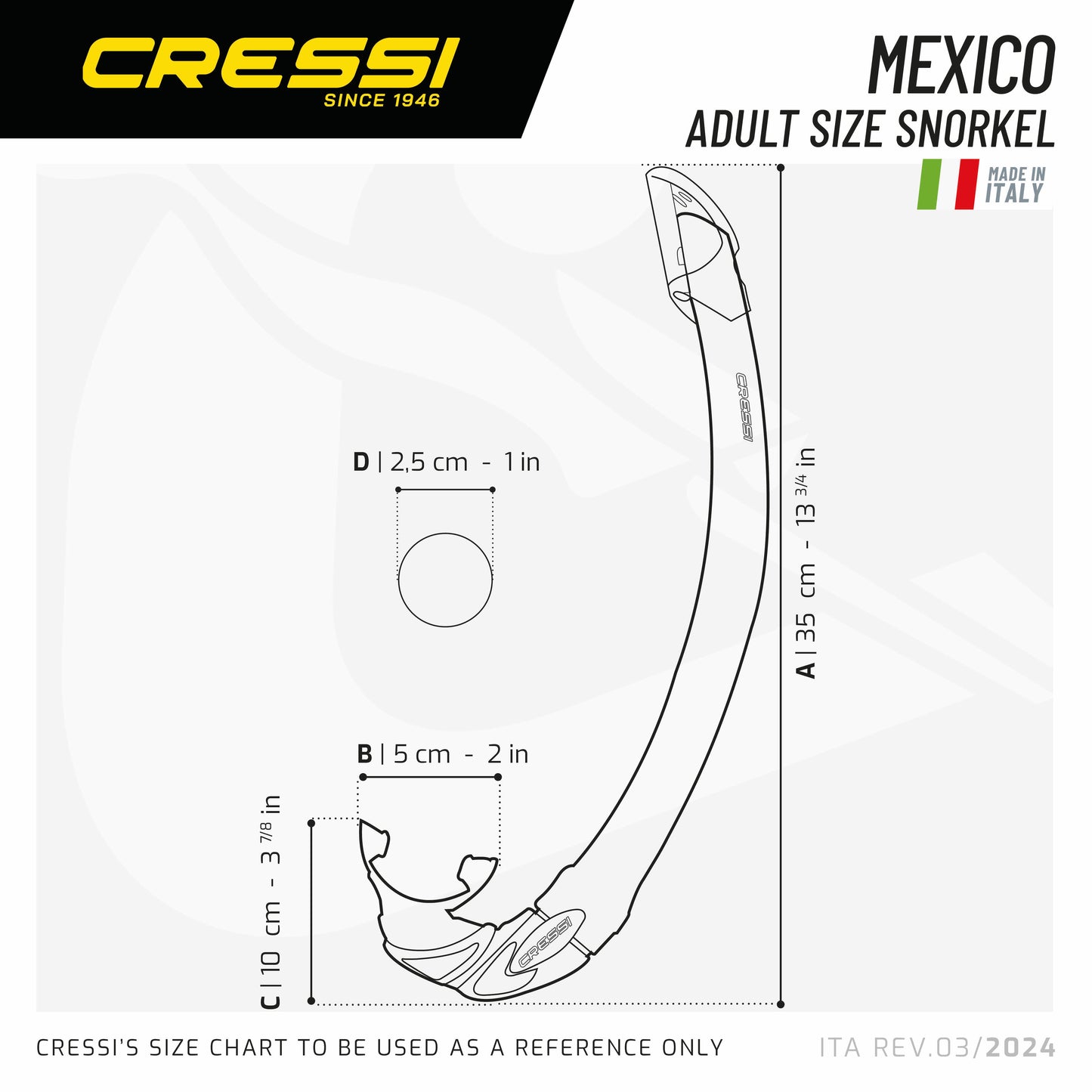 CRESSI MEXICO SNORKEL