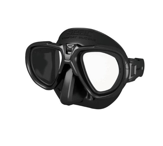 Buy Seac Fox Sea Harvester Spearfishing Mask and Snorkel Set Black