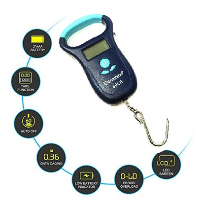 DANIELSON 50LBS DIGITAL SCALE & TAPE MEASURE