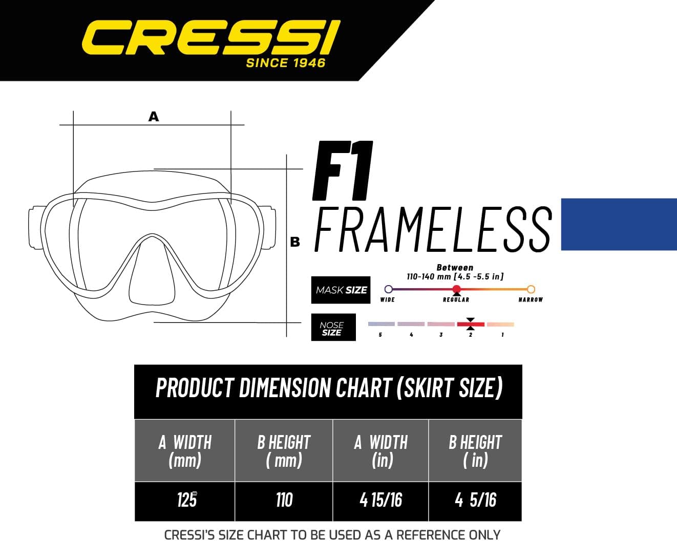 CRESSI F1 WHITE