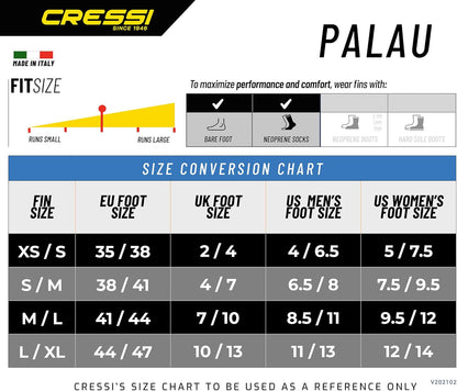 CRESSI PALAU LAF BLUE/AZURE