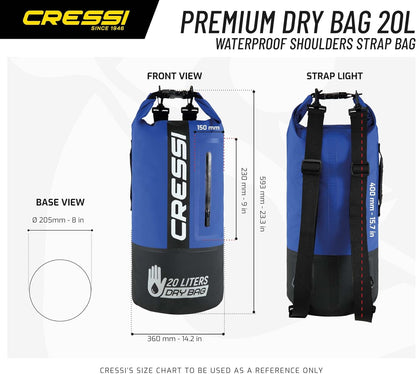 CRESSI 20L PREMIUM DRY BAG