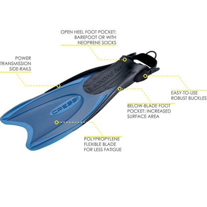 CRESSI PALAU LAF BLUE/AZURE