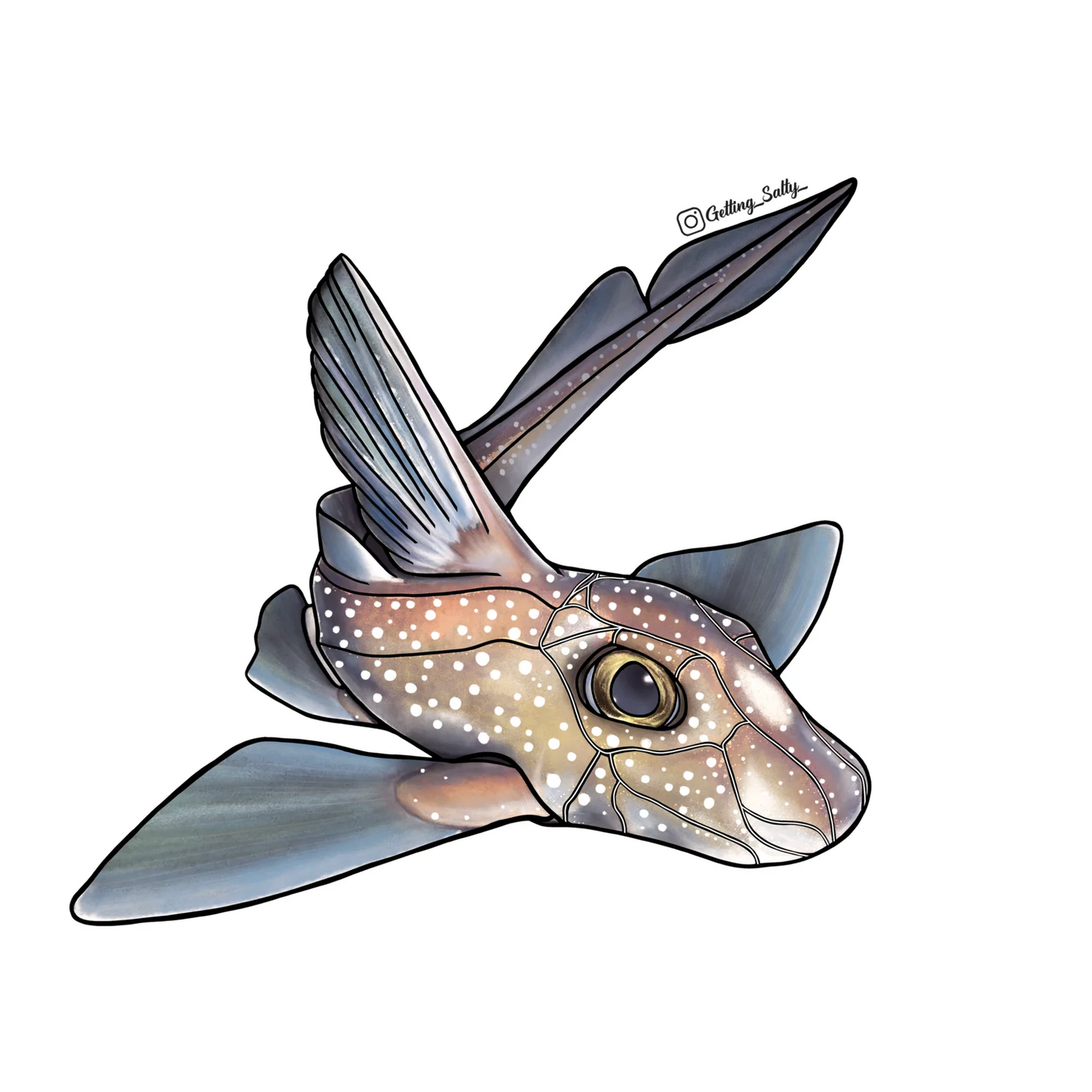 GETTING SALTY CHIMAERA STICKER