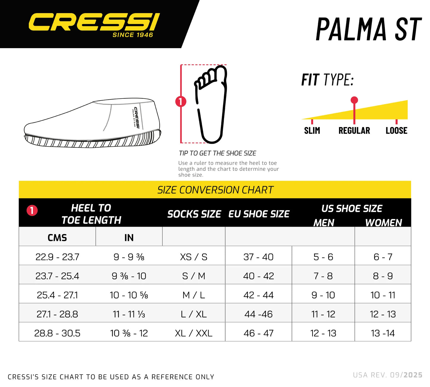 CRESSI PALMA ST 3MM SOCKS