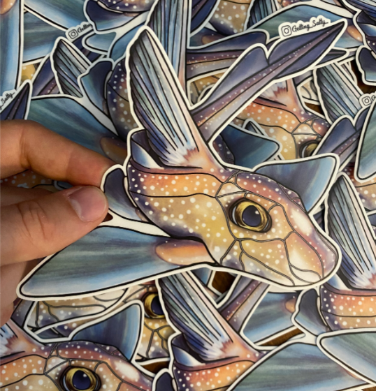 GETTING SALTY CHIMAERA STICKER