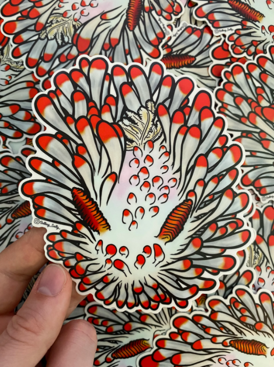 GETTING SALTY COCKERELLS DORID STICKER