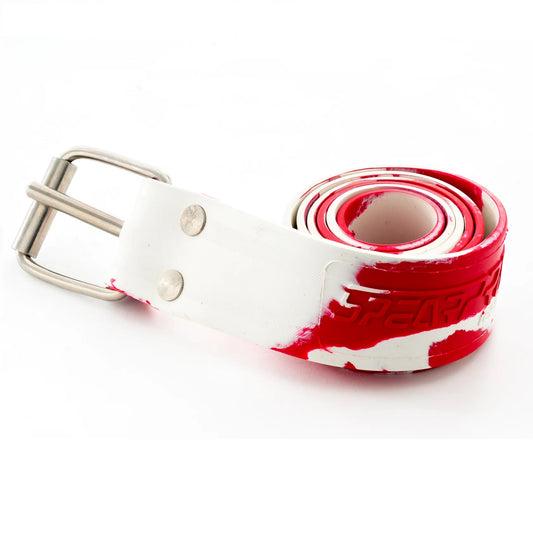 SPEARPRO 4MM MARSEILLES WHITE/RED WEIGHT BELT