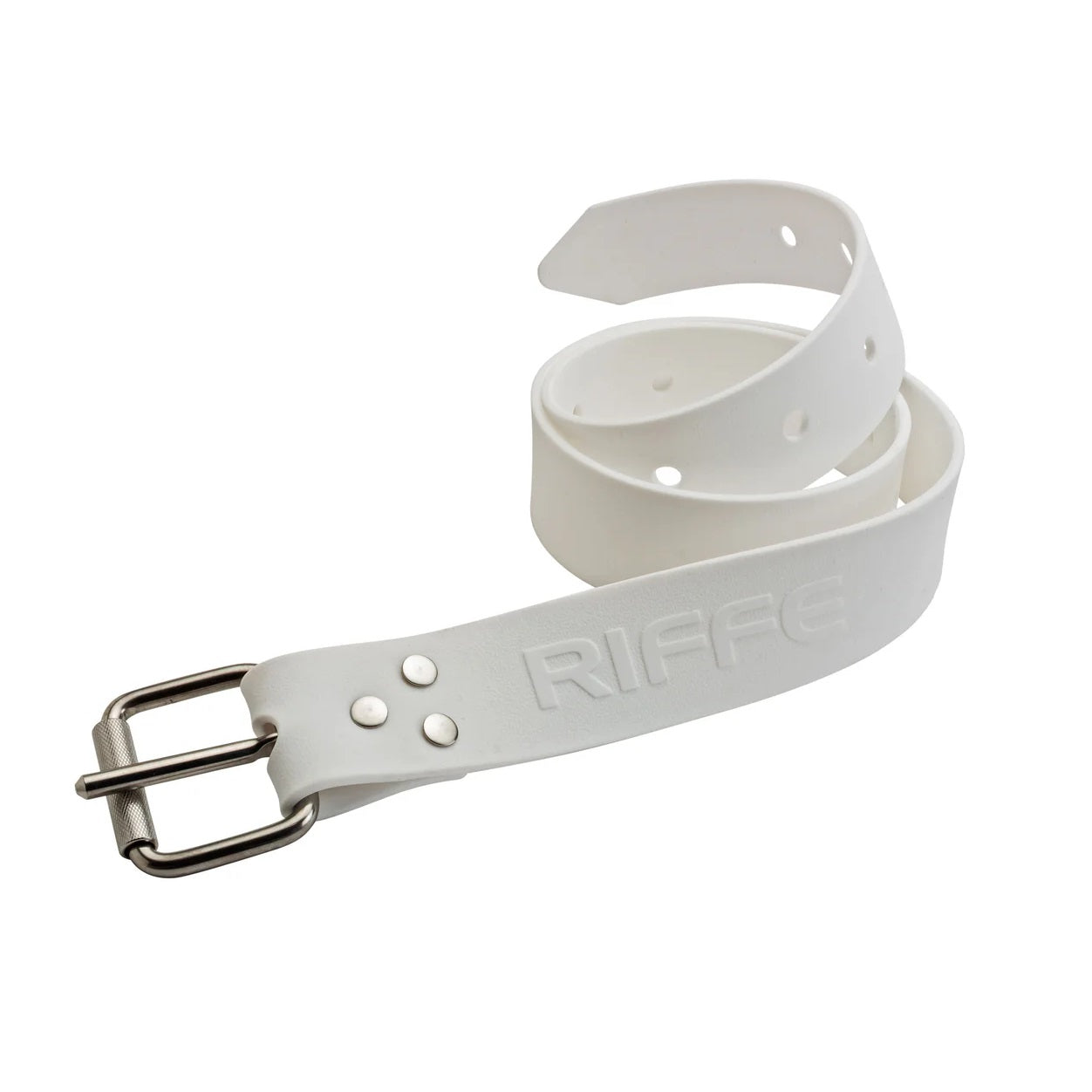 RIFFE SILICON MARSEILLES WEIGHT BELT WHITE