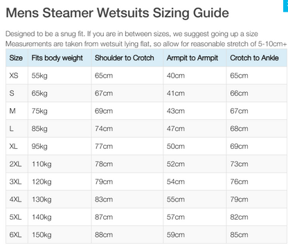 WETTIE 5/4 COMMANDO SURF WETSUIT
