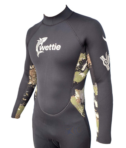 WETTIE 5/4 COMMANDO SURF WETSUIT