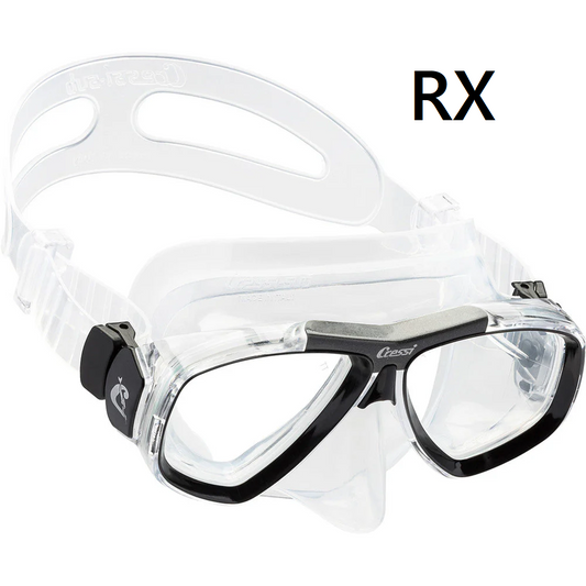 CRESSI FOCUS PRESCRIPTION MASK CLEAR/BLACK